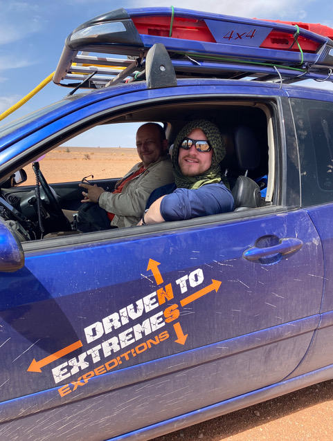 The ST170 of Justas, with Drew taking the co-drivers seat. The more unsuitable car that you take on an adventure, the bigger the 'smiles per miles'